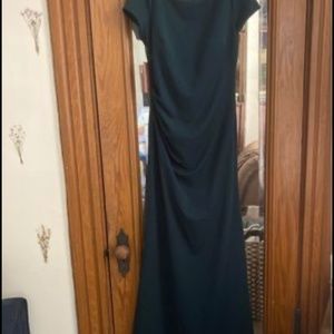NWT BHLDN Matisse Scoop Back Cap Sleeve Maxi Dress Gown In Emerald Z414-2